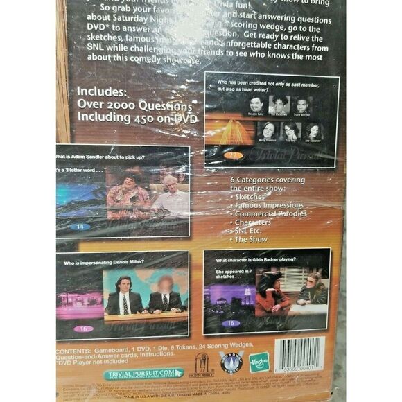 Trivial Pursuit Game SNL Interactive Edition 2004 100% Complete DVD Sealed‎ - Picture 6 of 8